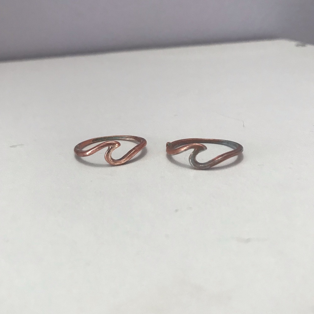 Sold|Vintage SheIn Wave Rings
